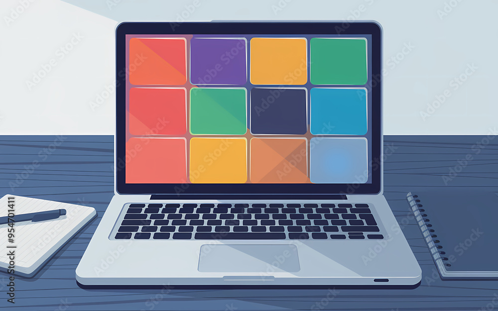 illustration of a laptop illustration of a laptop