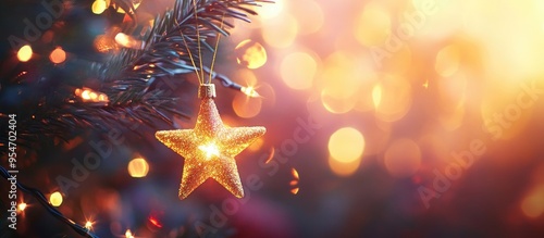 Star shaped Christmas light...