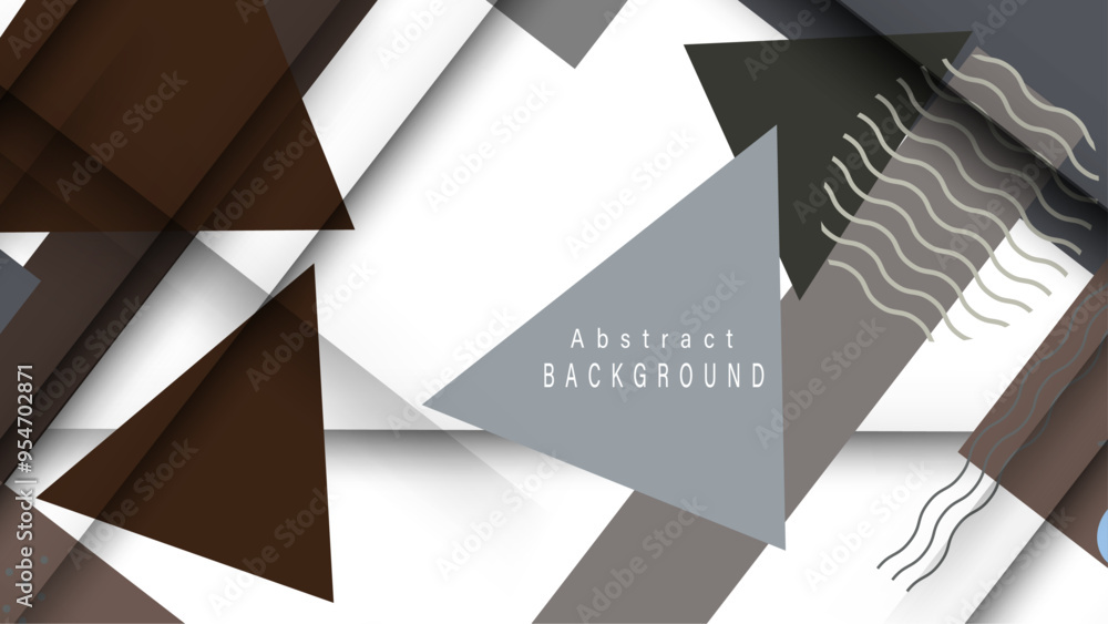 Abstract background featuring curved lines and geometric shapes, combining dark and light tones for visual interest Abstract background featuring curved lines and geometric shapes, combining dark and light tones for visual interest