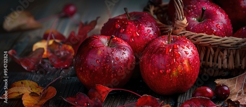 crimson apple. with copy sp...