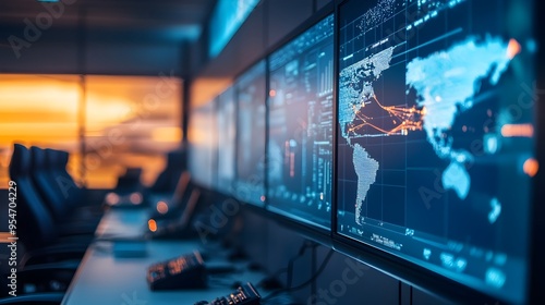Airline Center Utilizing IoT Technology to Provide Real Time Monitoring and Optimization of Fleet Performance and Maintenance Schedules for Enhanced Efficiency and Productivity in the Aviation