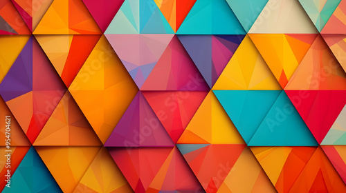 Colorful geometric background