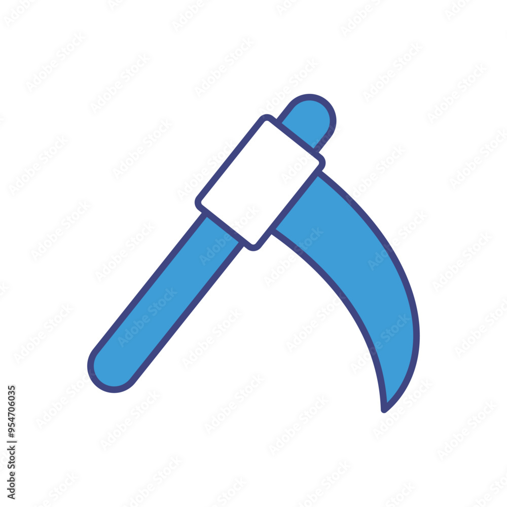Scythe icon vector stock illustration Scythe icon vector stock illustration