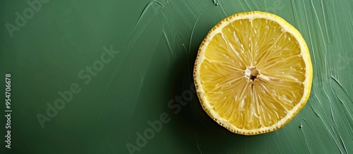 A round slice of fresh ripe...
