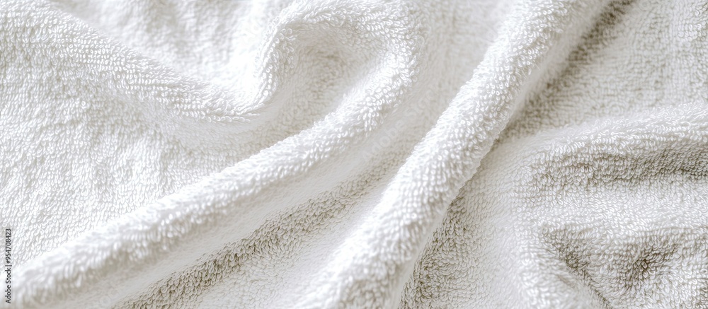 Soft terry towel serving as a background Area for design. with copy space image. Place for adding text or design Soft terry towel serving as a background Area for design. with copy space image. Place for adding text or design
