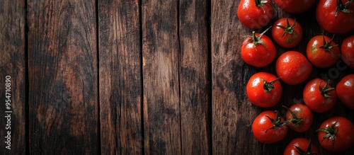 Ox heart tomatoes on a rust...
