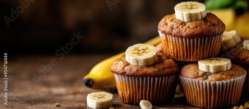 Homemade banana muffins are...