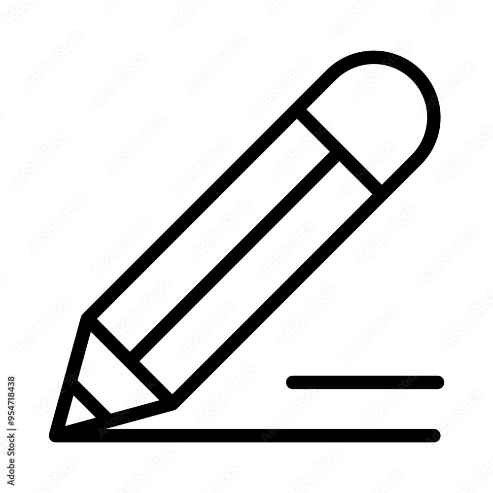 Edit, writing, drawing icon in thin line style vector illustration graphic design Edit, writing, drawing icon in thin line style vector illustration graphic design