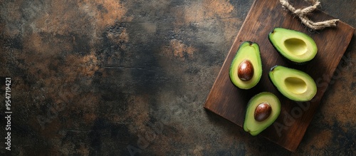 Food background featuring a...