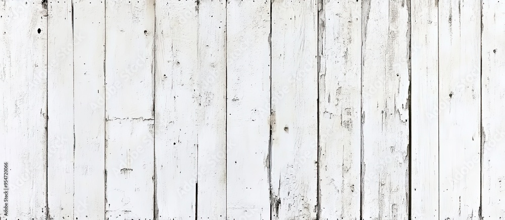 Old white painted exfoliated rustic bright light wooden texture long panoramic banner of shabby wood background. with copy space image. Place for adding text or design Old white painted exfoliated rustic bright light wooden texture long panoramic banner of shabby wood background. with copy space image. Place for adding text or design