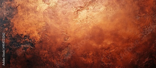 Obraz na płótnie Copper textured background Metal surface Proper lighting. with copy space image. Place for adding text or design