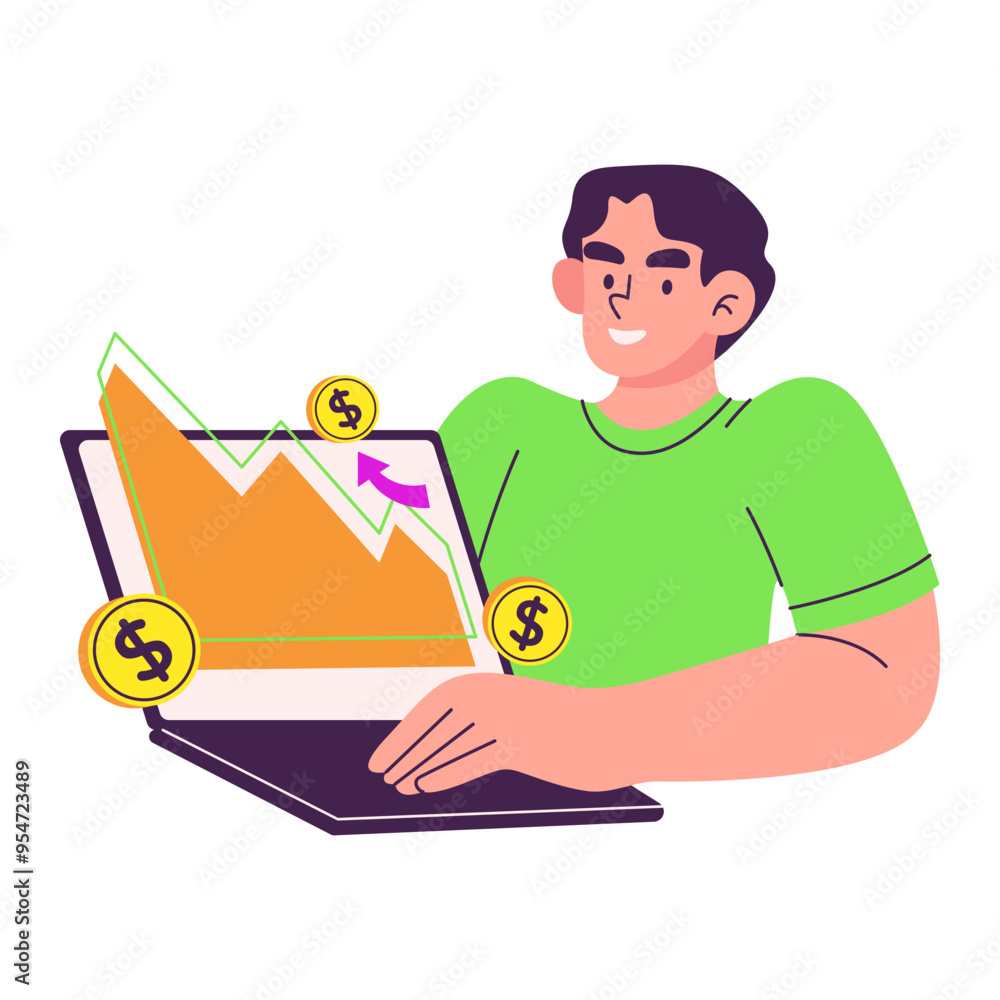 Finance Simple Illustration Finance Simple Illustration