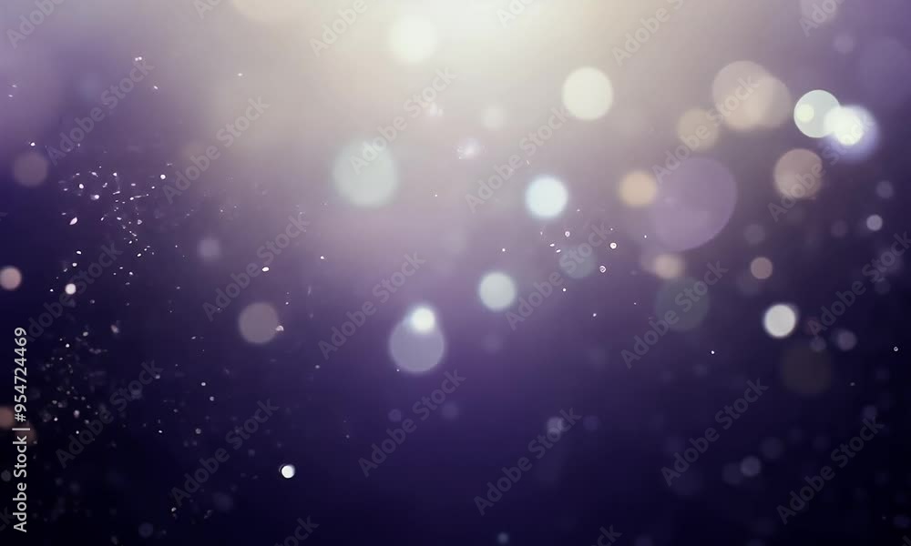 Slow moving particles and soft bokeh effects. Slow moving particles and soft bokeh effects.