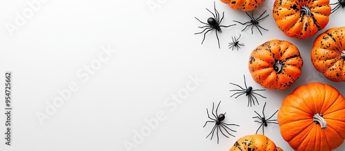 Halloween decoration backdr...