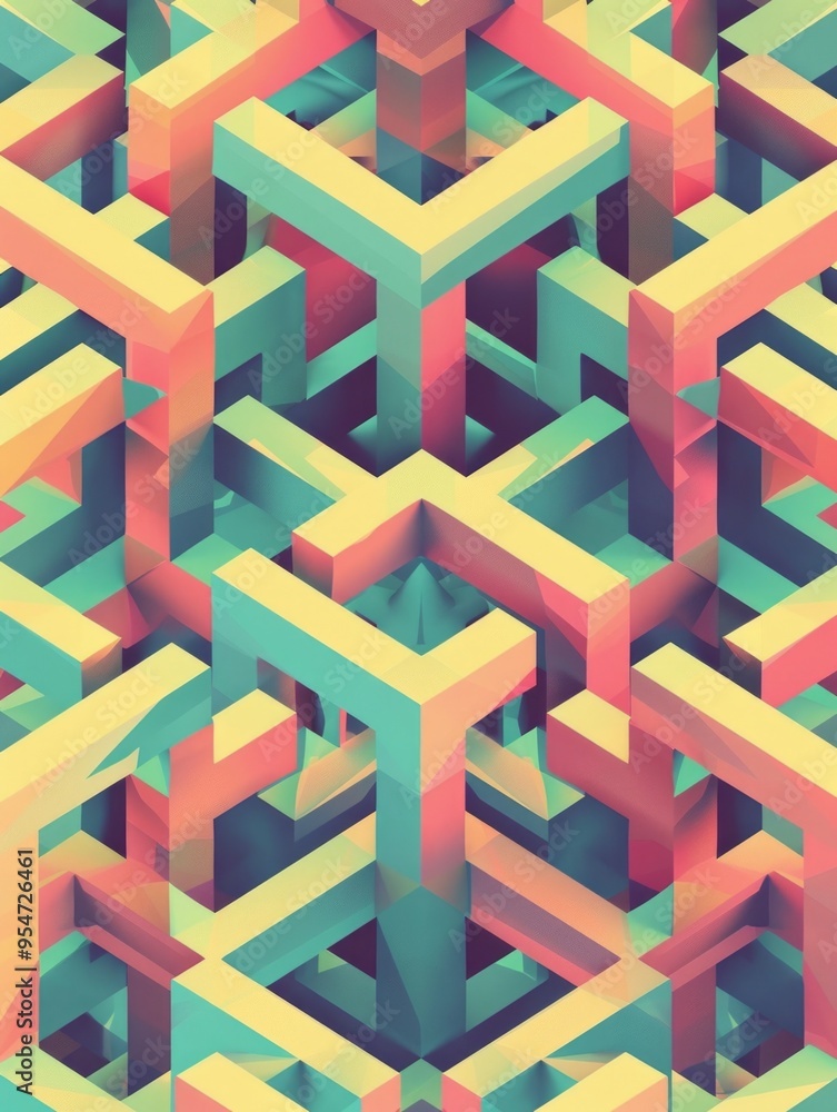 A light background with multicolored lines A light background with multicolored lines