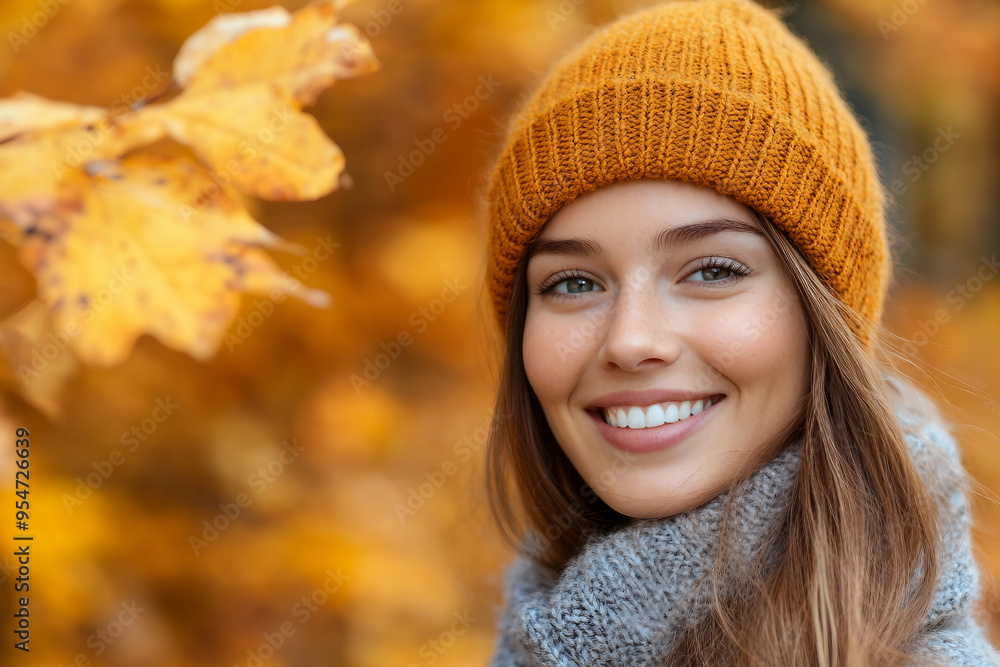 Beautiful autumn portrait, sunny day, park full of fallen foliage, people children pets walking, generative AI Beautiful autumn portrait, sunny day, park full of fallen foliage, people children pets walking, generative AI