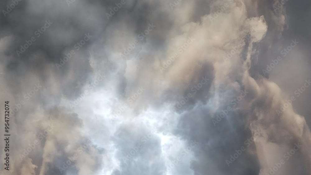 view of severe thunderstorms at night sky. view of severe thunderstorms at night sky.