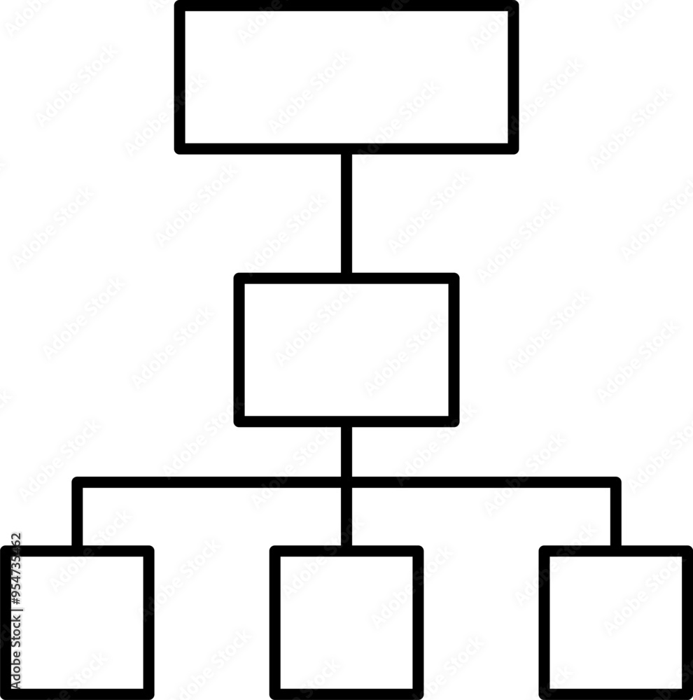 Flowchart. Hierarchy vector icons. Org chart. Organizational flow. Vector Flowchart. Hierarchy vector icons. Org chart. Organizational flow. Vector