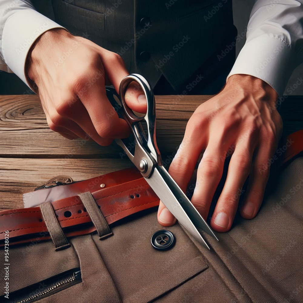 Crease Setting Creating sharp creases in pants or skirts for a p Stock ...