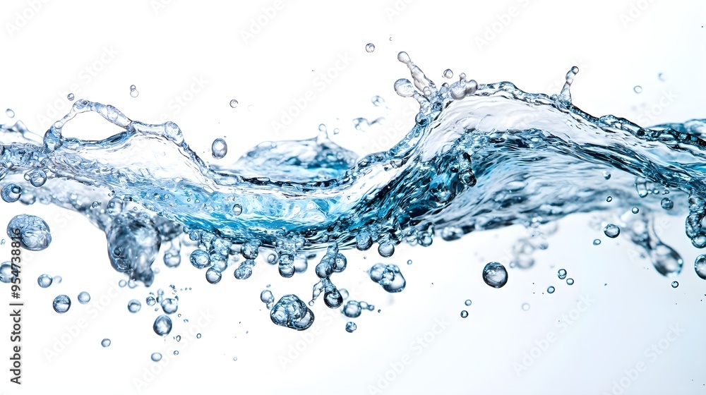 Water Splash & Bubbles - Abstract Liquid Texture Water Splash & Bubbles - Abstract Liquid Texture