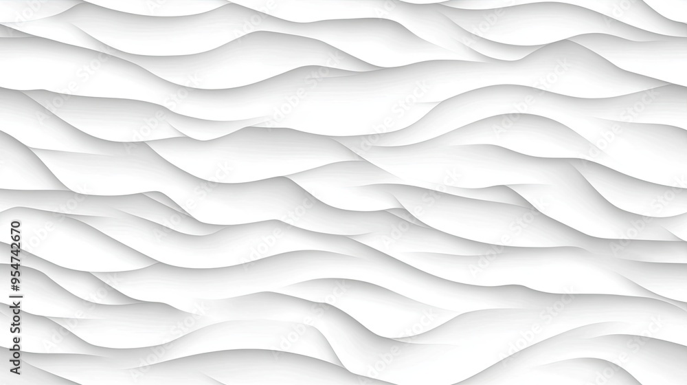 Obraz premium This seamless pattern showcases a luxurious long wavy gray fur texture, perfect for product display with an elegant, photorealistic look SEAMLESS PATTERN