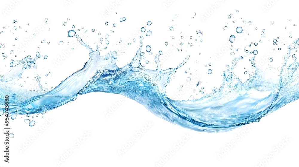 Water Splash, Blue Liquid, Abstract Background Water Splash, Blue Liquid, Abstract Background