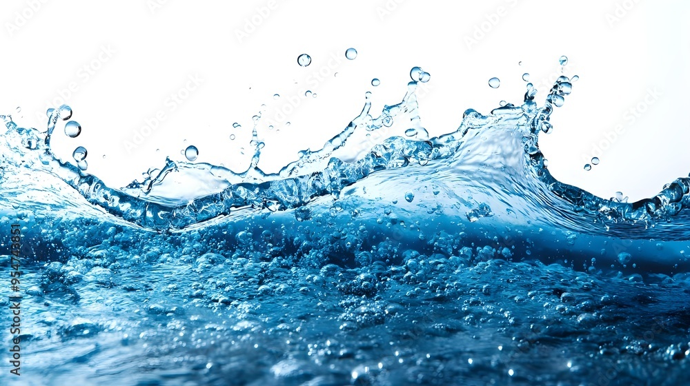 Water Splash, Blue, Liquid, Bubbles, Abstract Water Splash, Blue, Liquid, Bubbles, Abstract