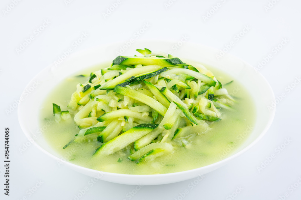 A dish of home-cooked fried pumpkin shreds A dish of home-cooked fried pumpkin shreds