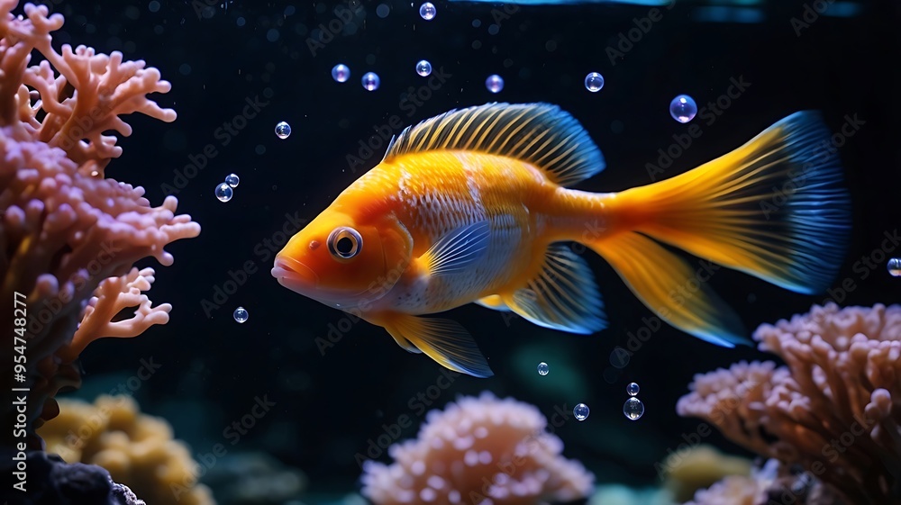 Fototapeta premium fish in aquarium