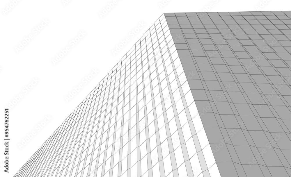 Architectural background vector 3d illustration on white background Architectural background vector 3d illustration on white background