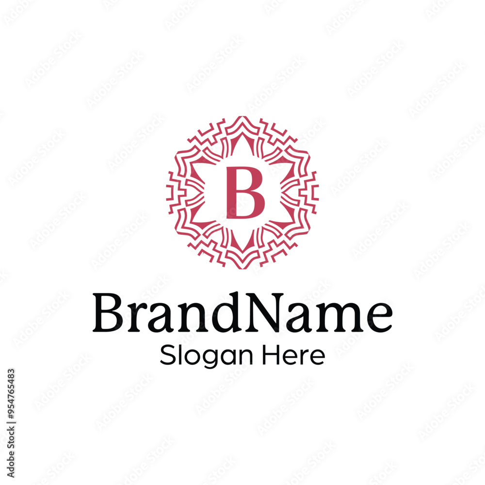 Elegant ornamental emblem premium crest template logo Elegant ornamental emblem premium crest template logo