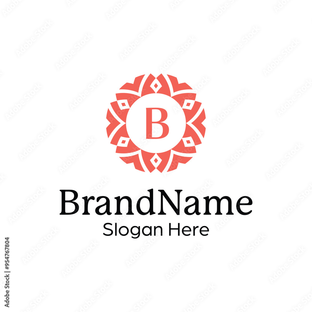 Elegant ornamental emblem premium crest template logo Elegant ornamental emblem premium crest template logo