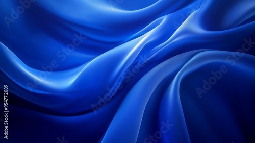 Wallpaper Mural Design a rich cobalt blue background with a smooth gradient that lightens towards the center Torontodigital.ca