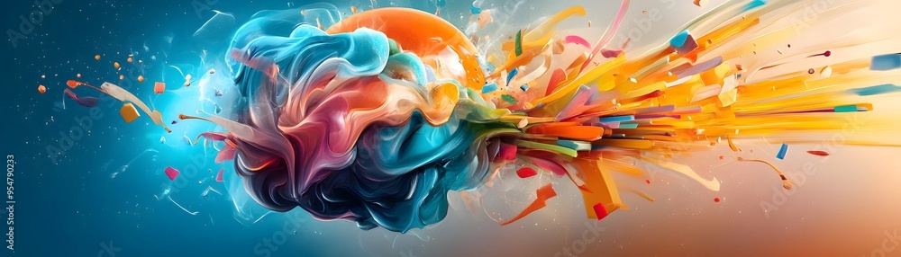 Abstract Colorful Explosion. Abstract Colorful Explosion.