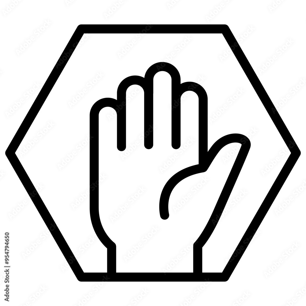 Obraz premium Error icon in thin line style vector illustration graphic design