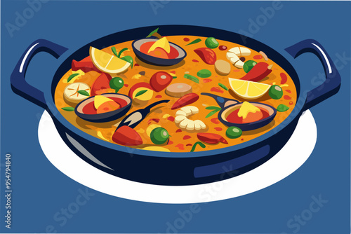 High-Quality Paella Vector Graphics for Your Projects