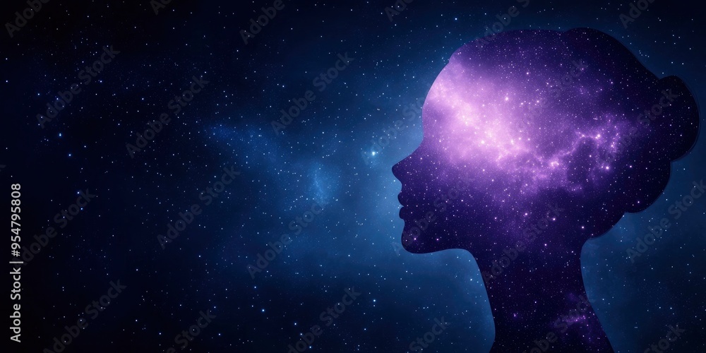 Galaxy Woman for Science Fiction and Cosmic Projects. Galaxy Woman for Science Fiction and Cosmic Projects.