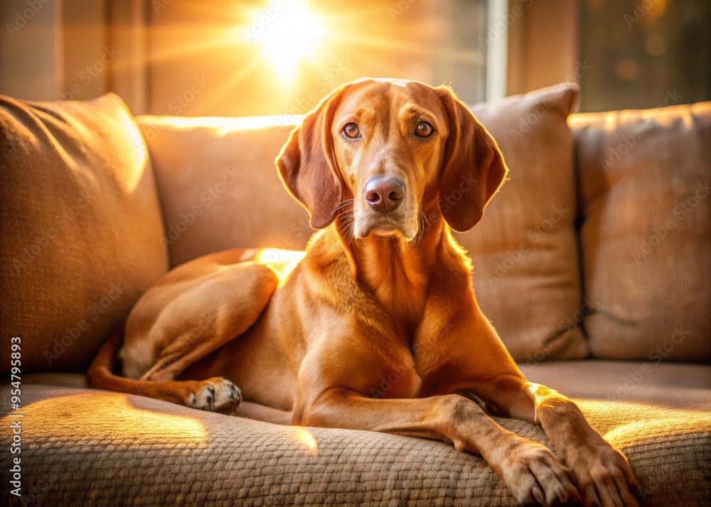 This majestic red hound's warm coat shimmers in sunlight, contrasting with their tender paws. A laid-back giant, they're a perfect couch snuggle partner for anyone. This majestic red hound's warm coat shimmers in sunlight, contrasting with their tender paws. A laid-back giant, they're a perfect couch snuggle partner for anyone.