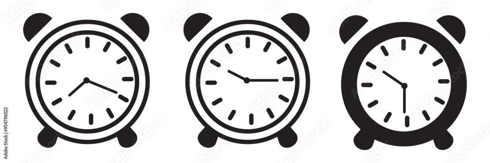 Clock and time icons set. Timers icon collection. Vector illustration
Clock and time icons set. Timers icon collection. Vector illustration