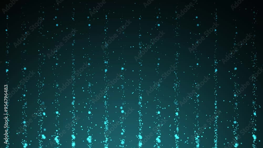 Blue Particles Rising Animation Blue Particles Rising Animation