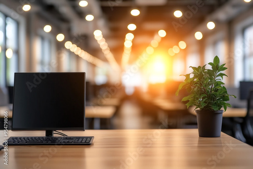 Blurred Office Background