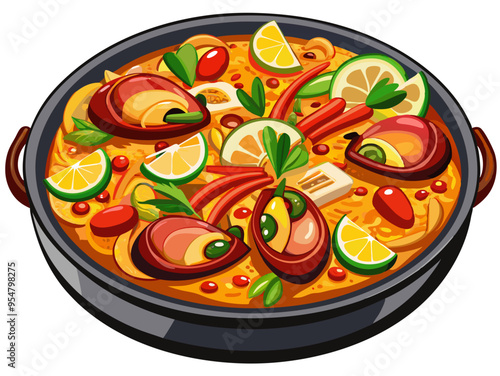 High-Quality Paella Vector Graphics for Your Projects