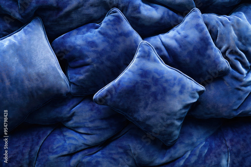 Blue Velvet Background
