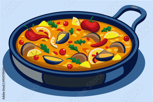 High-Quality Paella Vector Graphics for Your Projects