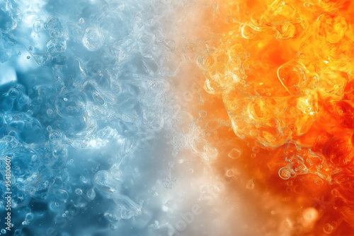 Fire And Ice Background