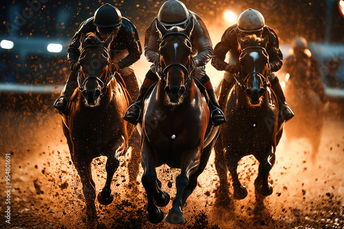Horse Racing Background
