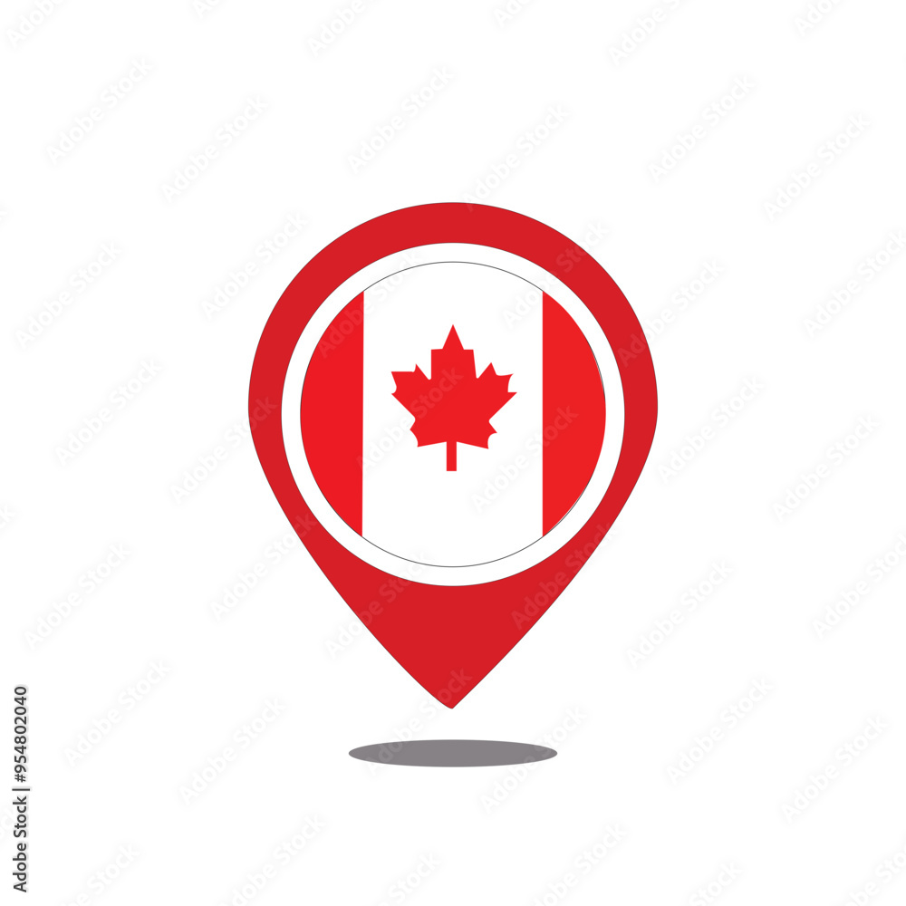 Various Country Location Icons Various Country Location Icons