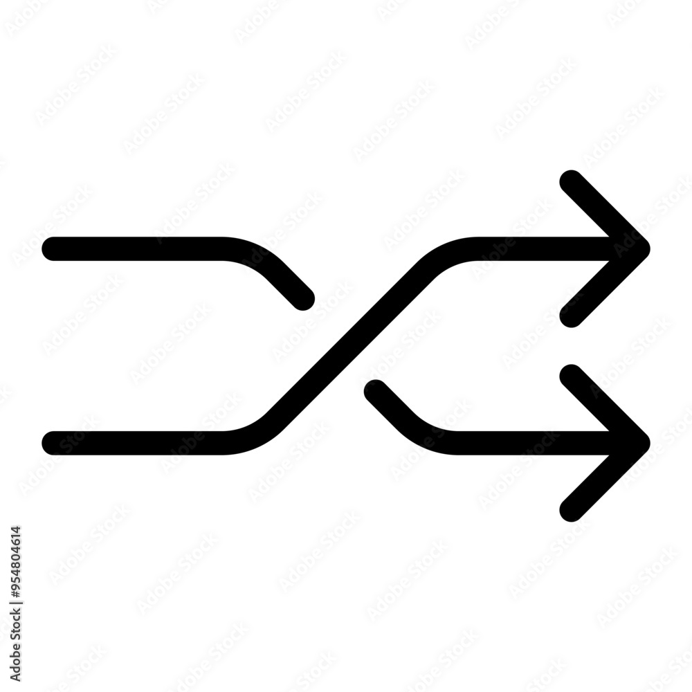 Swap icon in thin line style vector illustration graphic design Swap icon in thin line style vector illustration graphic design