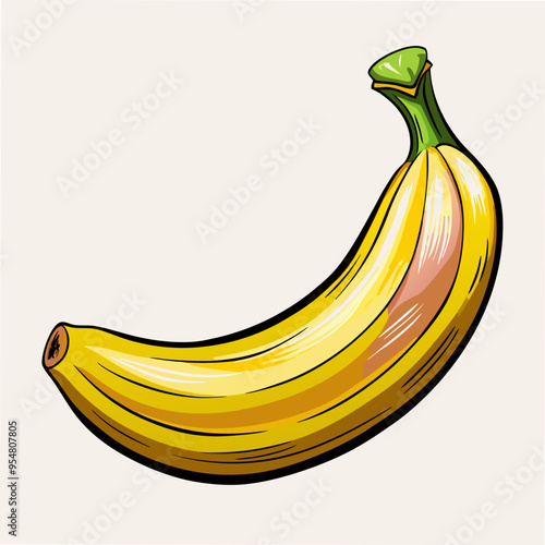 Banana Vector Illustration: High-Quality Vector Art for Your Projects