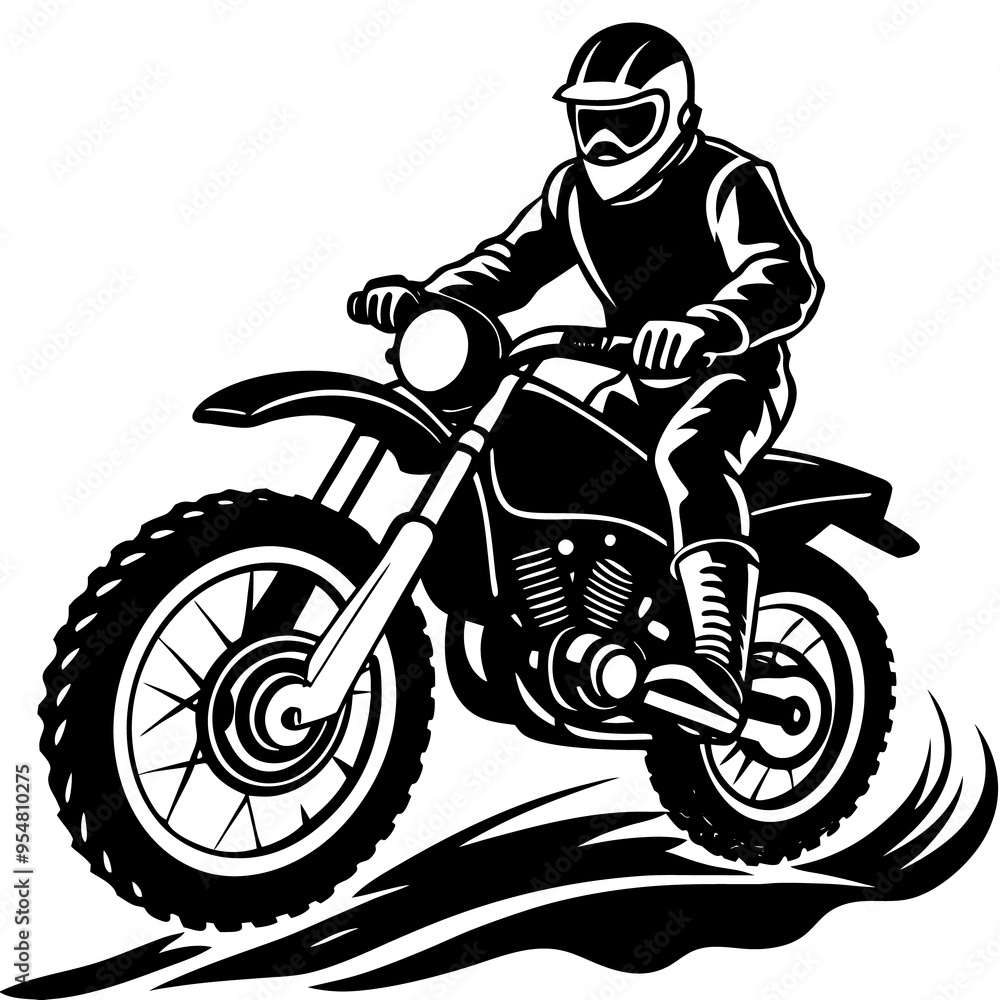 custom made wallpaper toronto digitalA bike rider riding motorcycle vector art coloring page silhouette